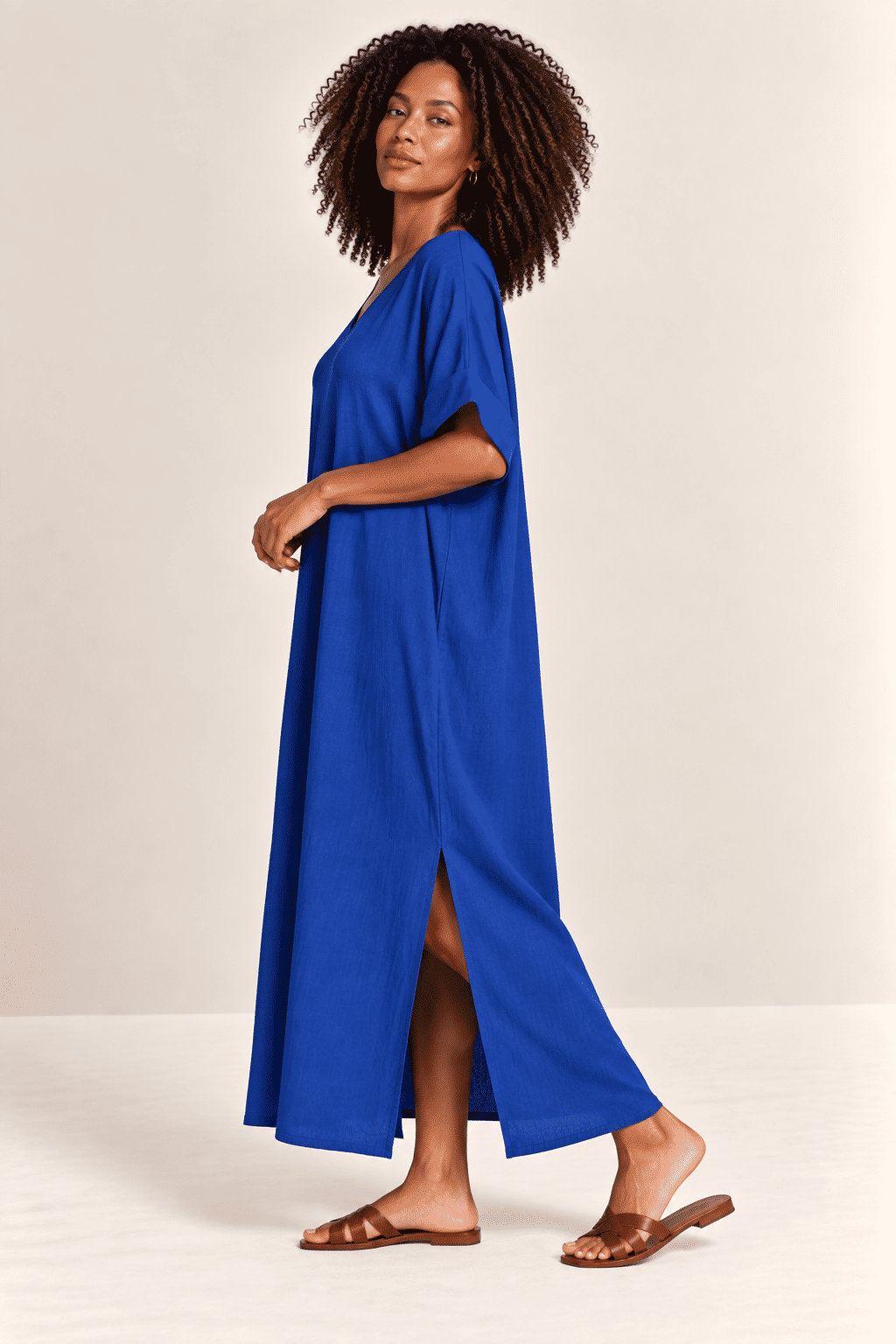 Vestido Elen Azul Galáxia Vestido Elen Azul Galáxia