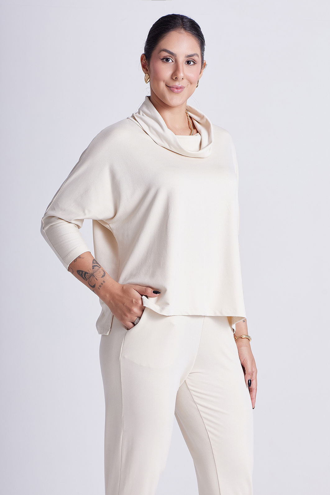 Conjunto Agatha Baunilha Conjunto Agatha Baunilha