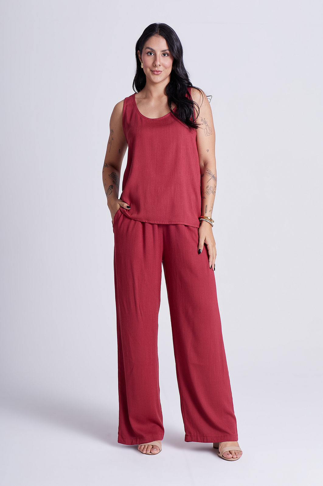 Calça Leonor Romã Calça Leonor Romã