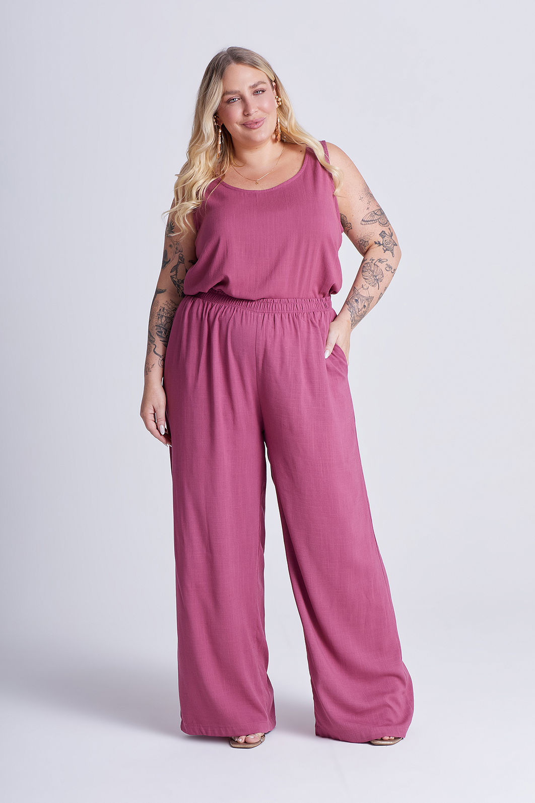 Calça Leonor Framboesa
