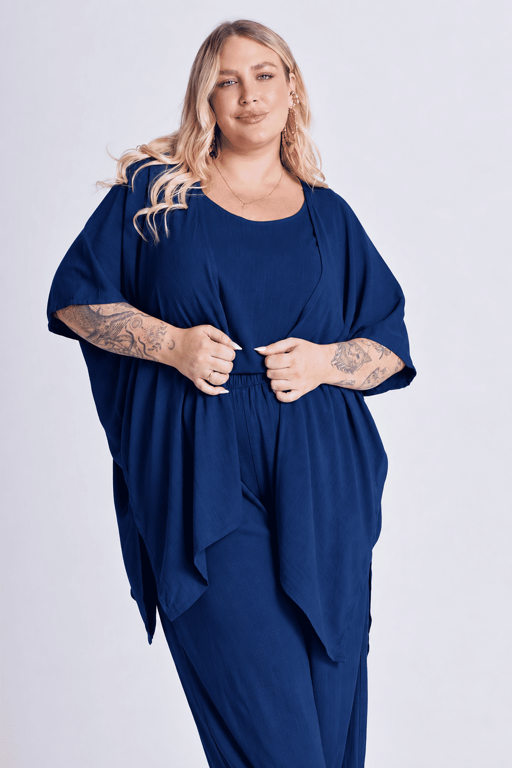 Conjunto Eli Azul Marinho - 3 Peças Conjunto Eli Azul Marinho - 3 Peças