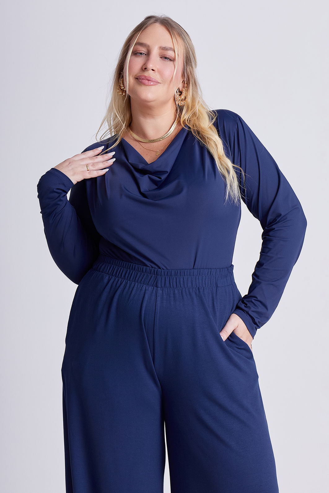 Body Anabel Azul Marinho Body Anabel Azul Marinho