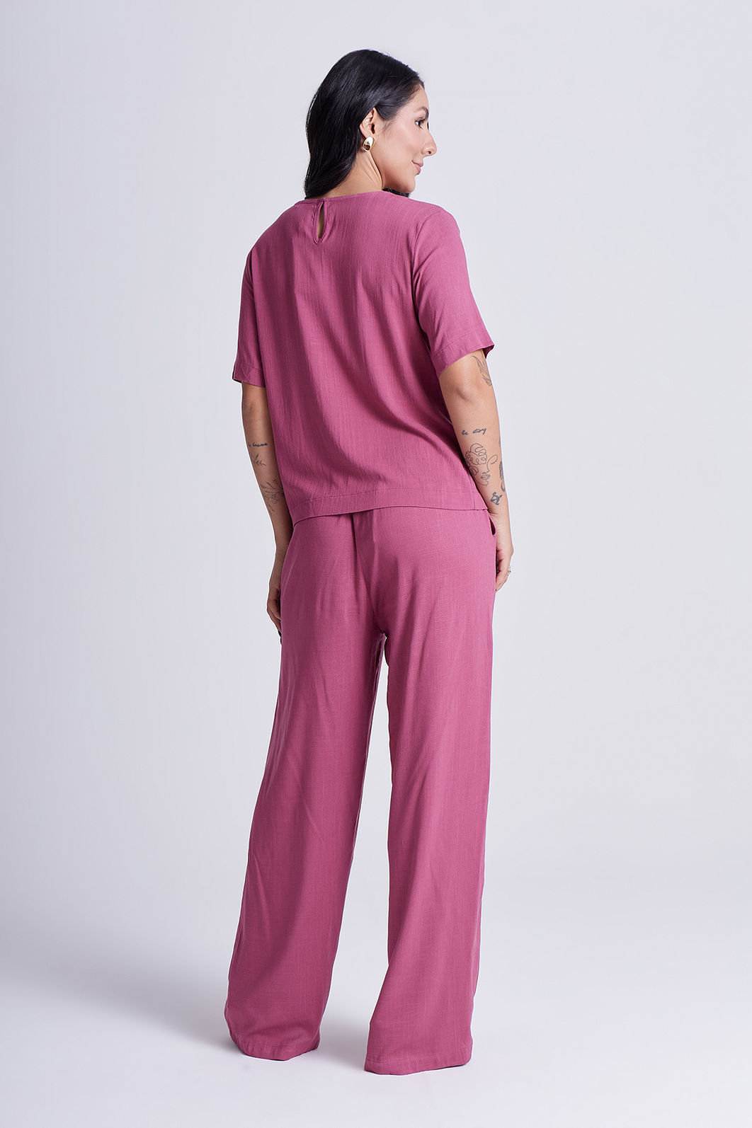Blusa Chloe Framboesa Blusa Chloe Framboesa