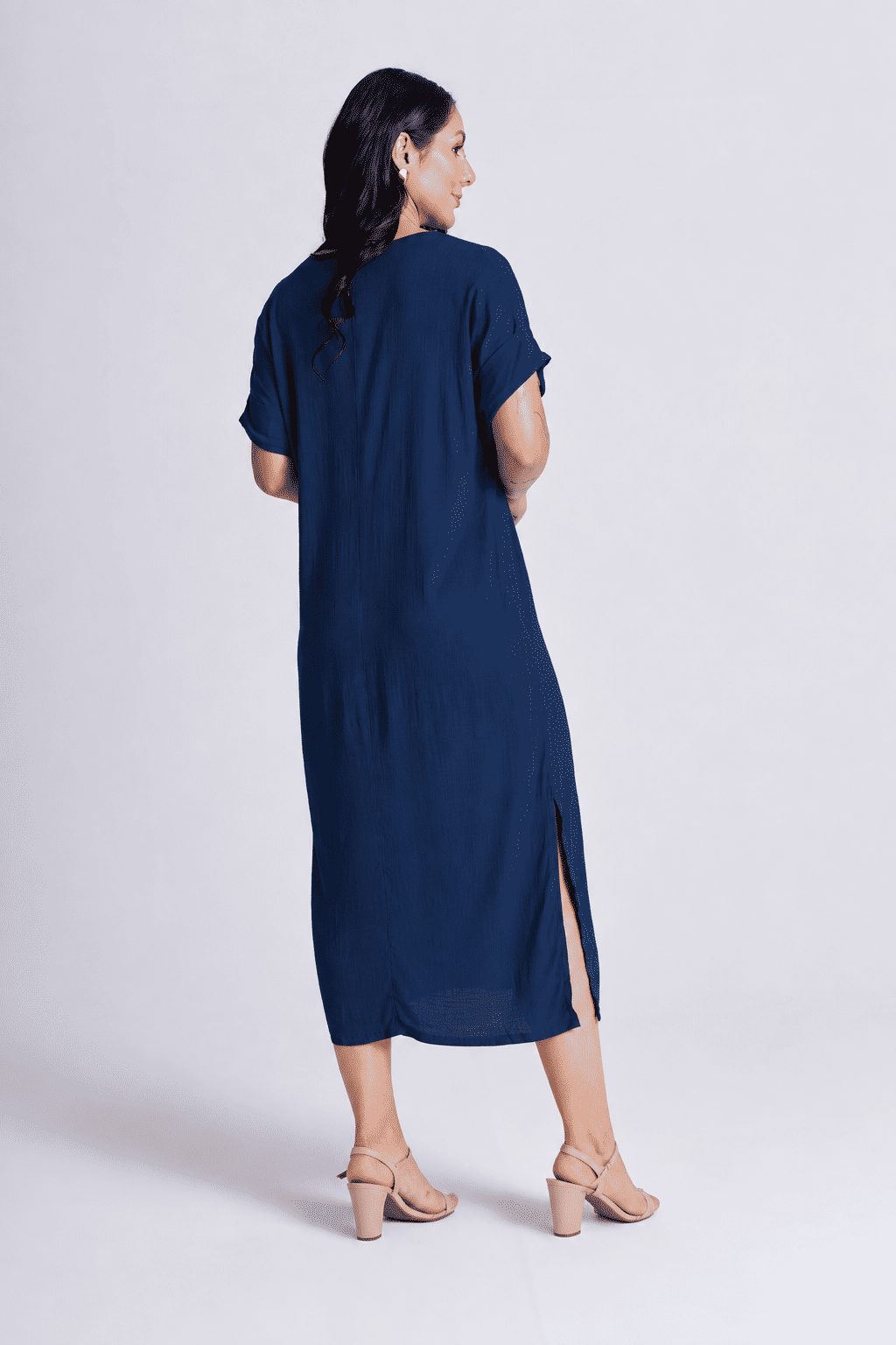 Vestido Elen Azul Marinho Vestido Elen Azul Marinho