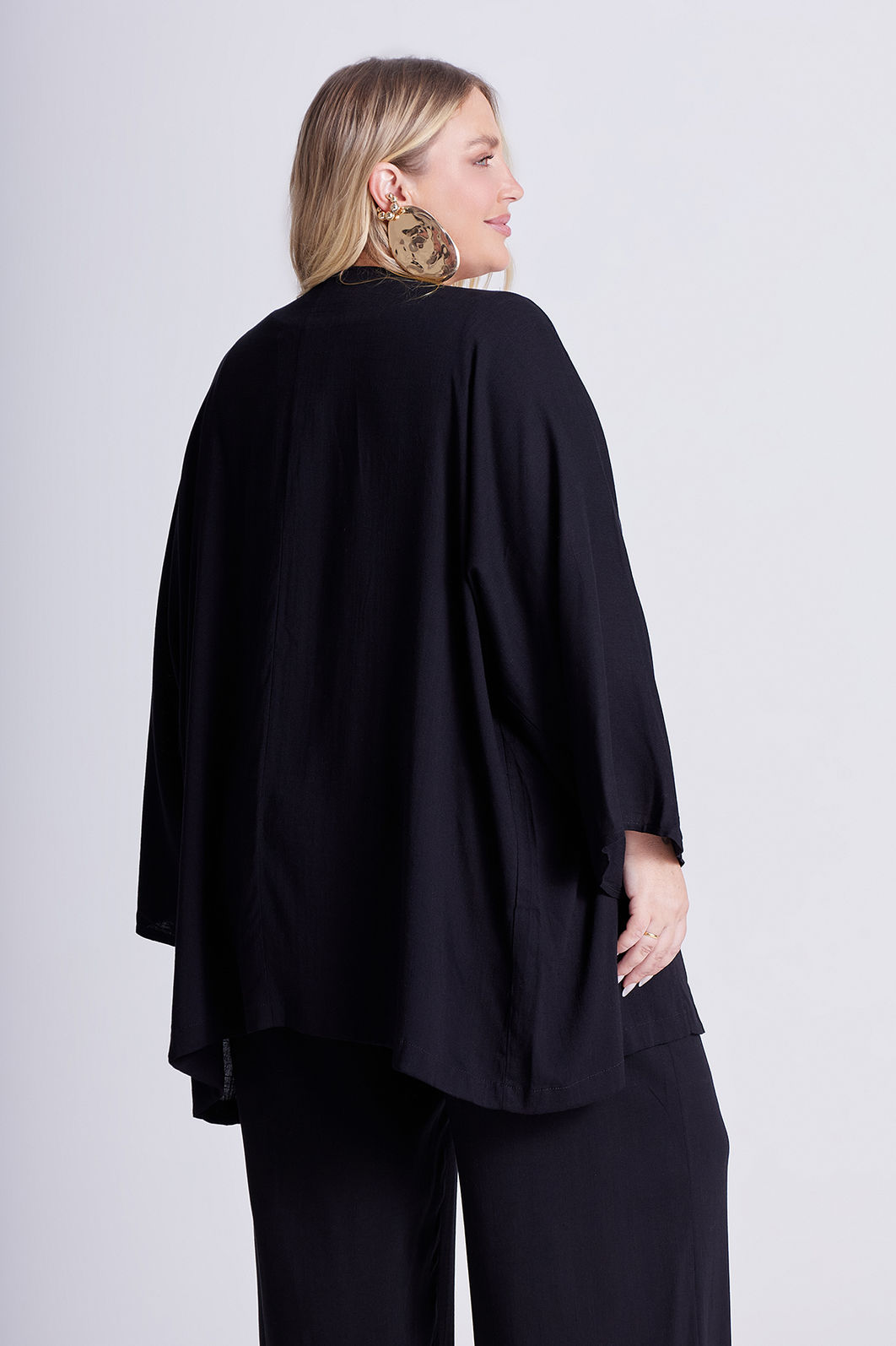 Kimono Aline Preto Kimono Aline Preto