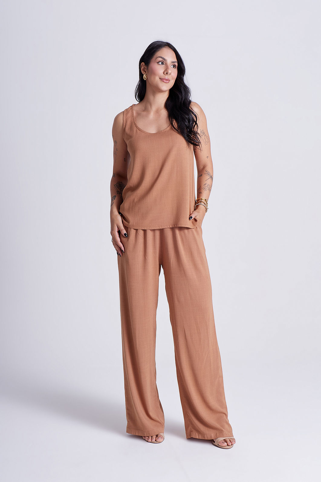 Calça Leonor Camel