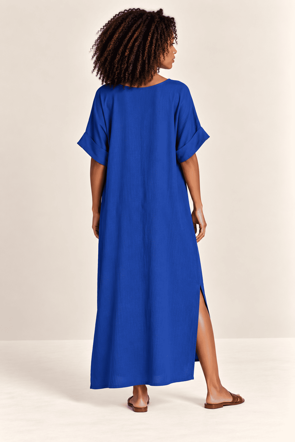 Vestido Elen Azul Galáxia Vestido Elen Azul Galáxia