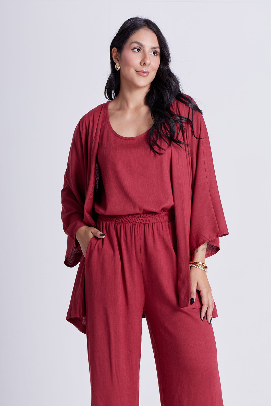 Conjunto Aline Romã - 3 Peças Conjunto Aline Romã - 3 Peças