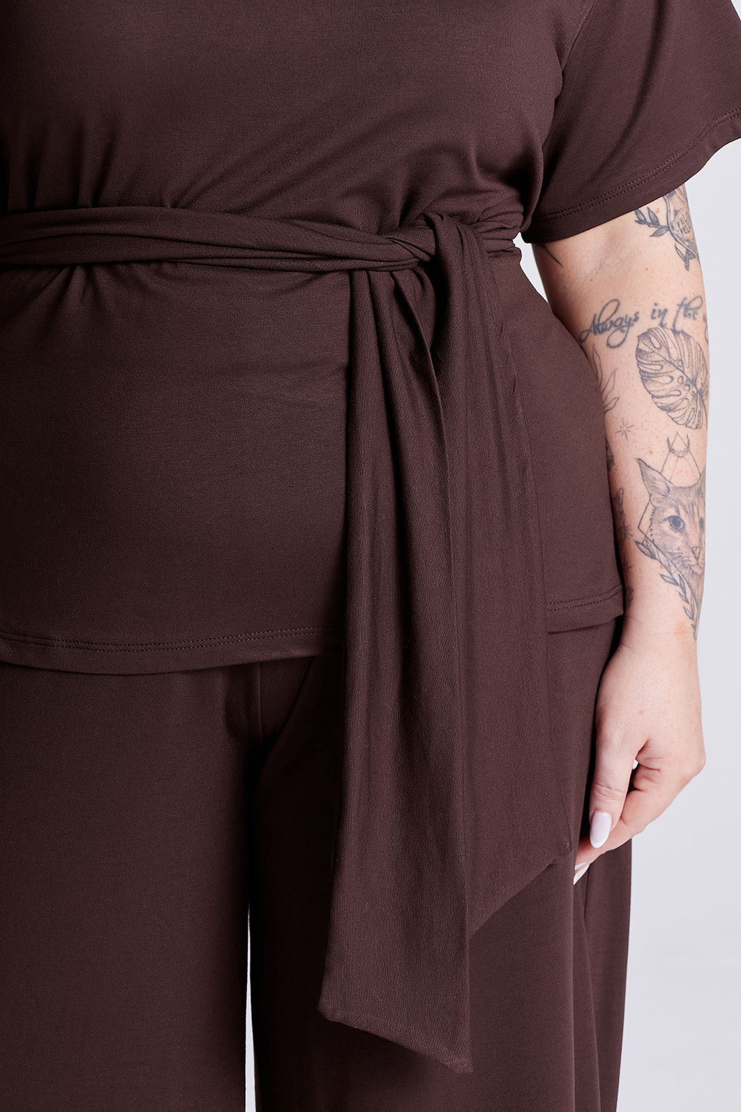 Blusa Cora Café
