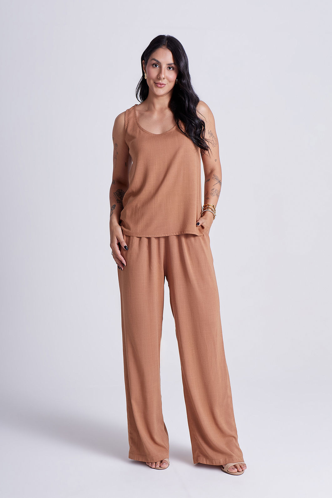 Calça Leonor Camel