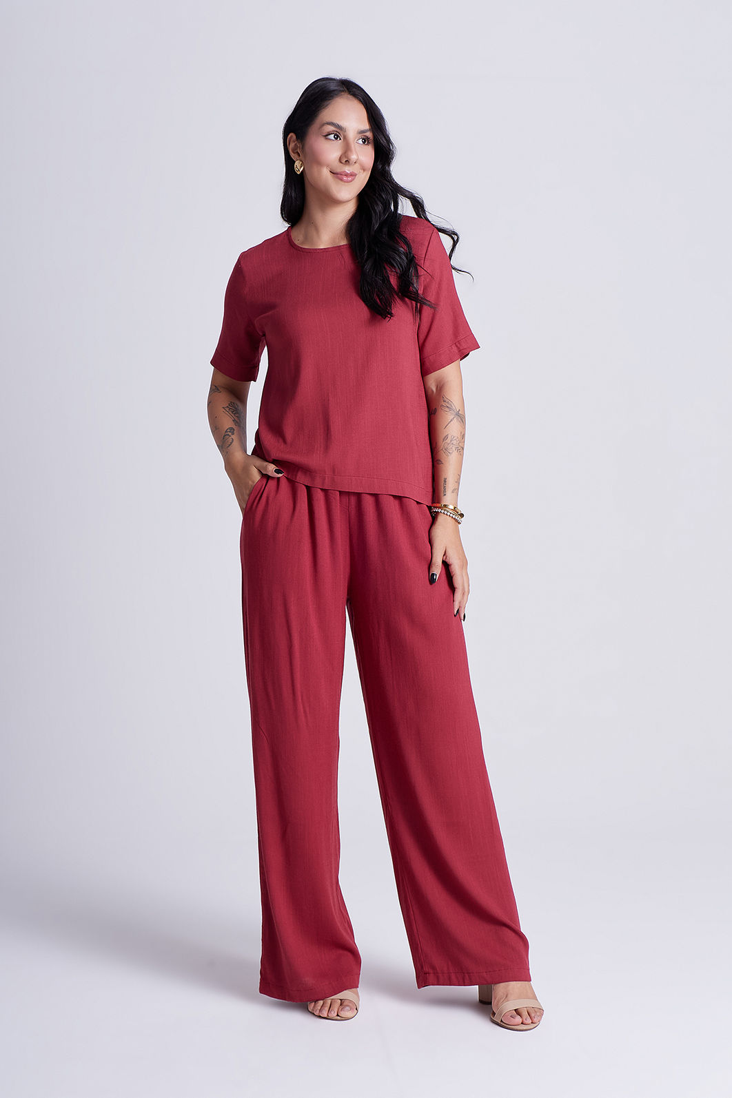 Conjunto Chloe Romã - 2 Peças Conjunto Chloe Romã - 2 Peças