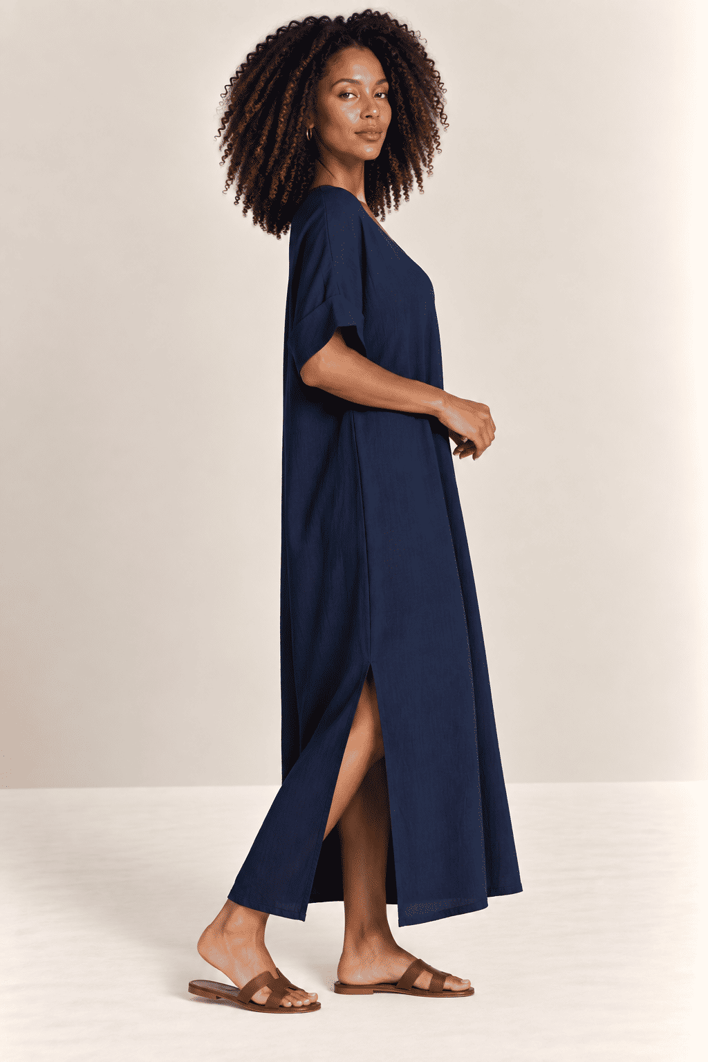 Vestido Elen Azul Marinho Vestido Elen Azul Marinho