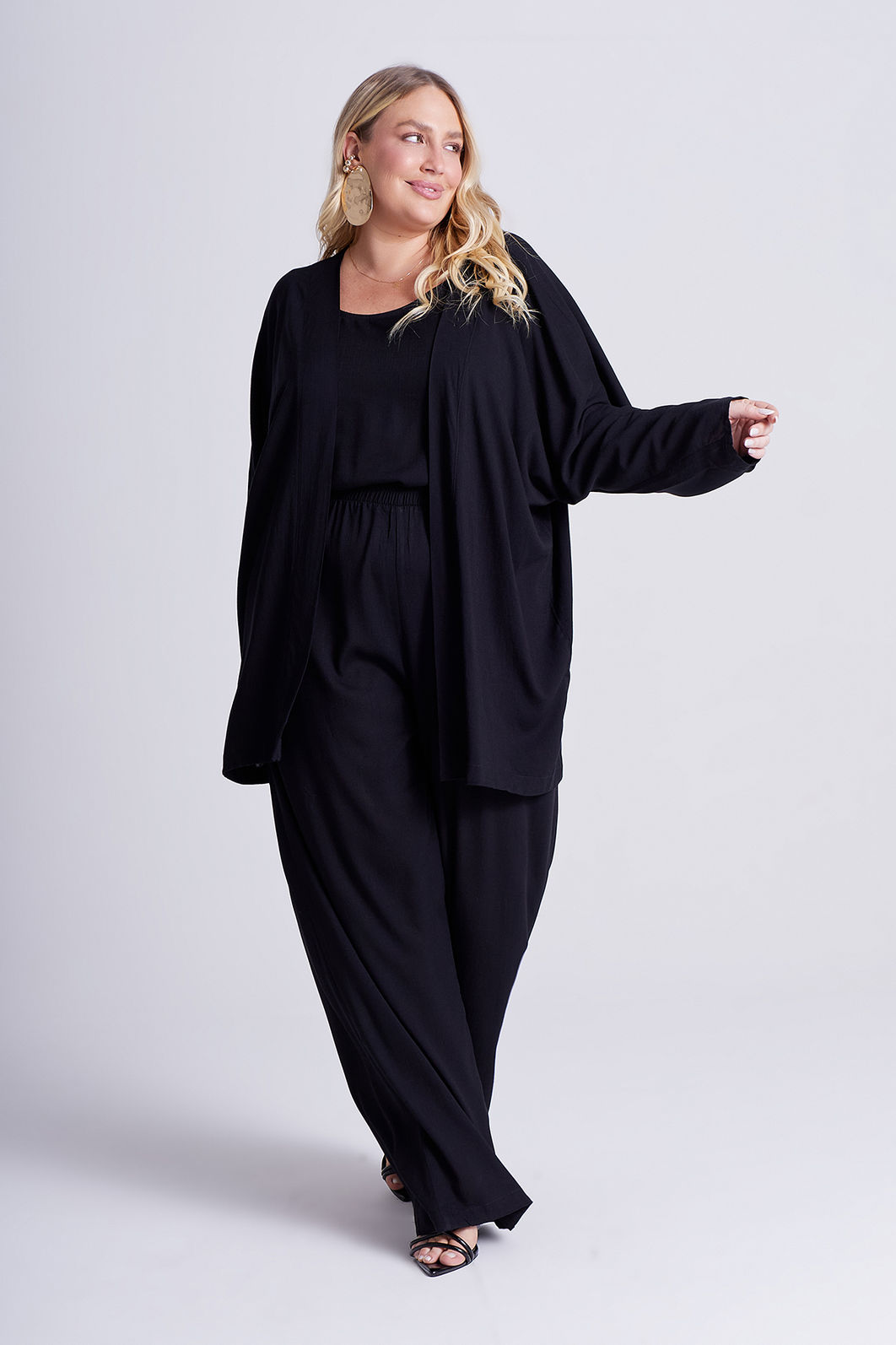 Conjunto Aline Preto - 3 Peças Conjunto Aline Preto - 3 Peças