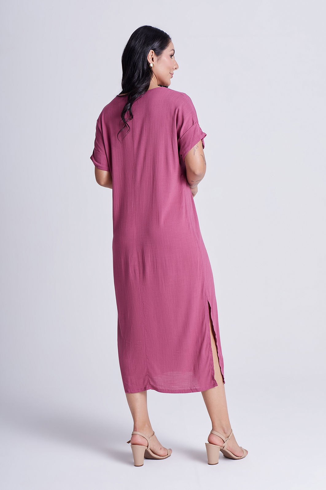 Vestido Elen Framboesa Vestido Elen Framboesa