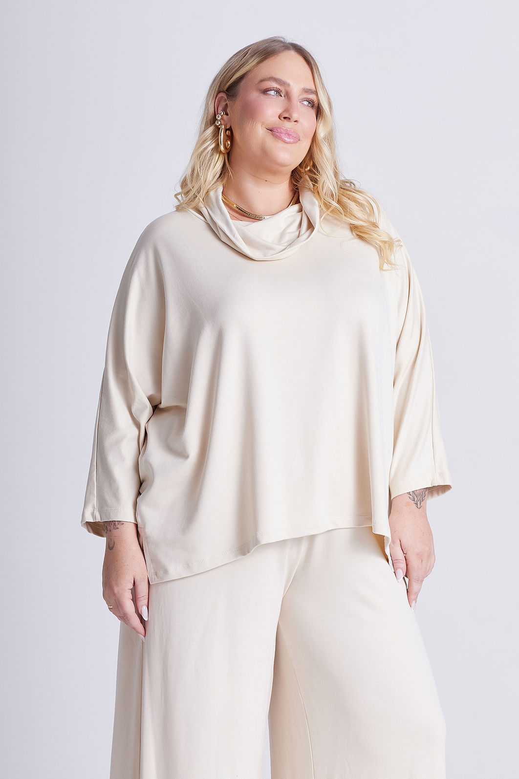 Blusa Agatha Baunilha Blusa Agatha Baunilha