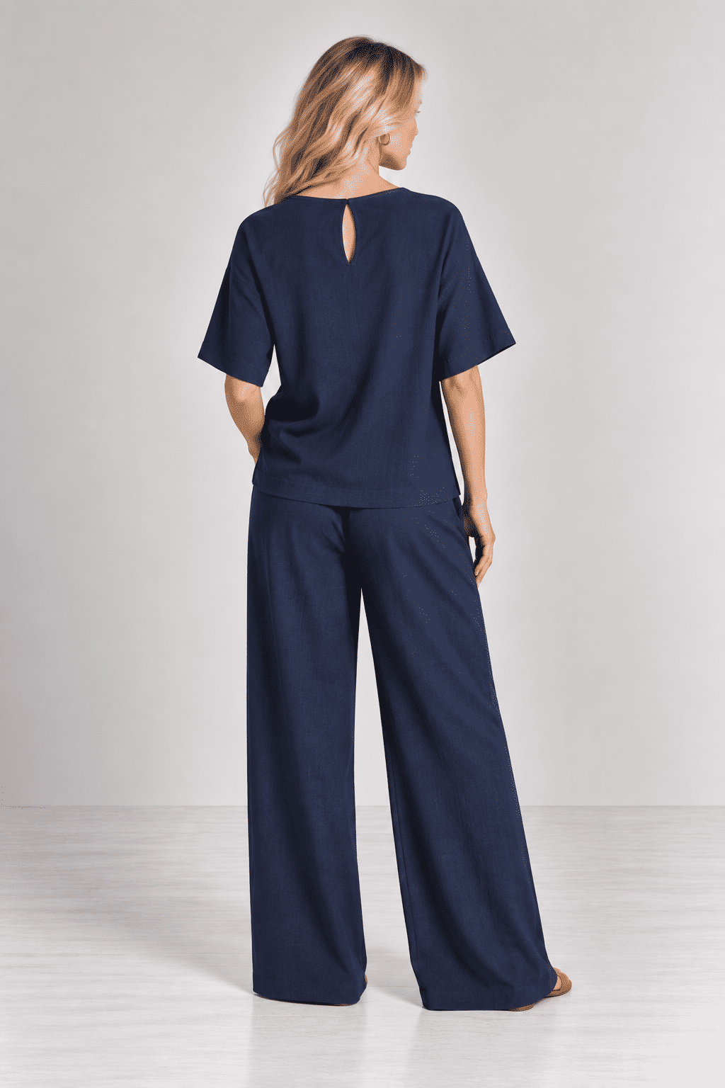 Blusa Chloe Azul Marinho Blusa Chloe Azul Marinho