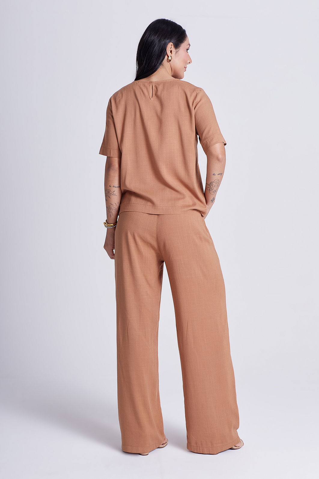 Conjunto Chloe Camel - 2 Peças Conjunto Chloe Camel - 2 Peças