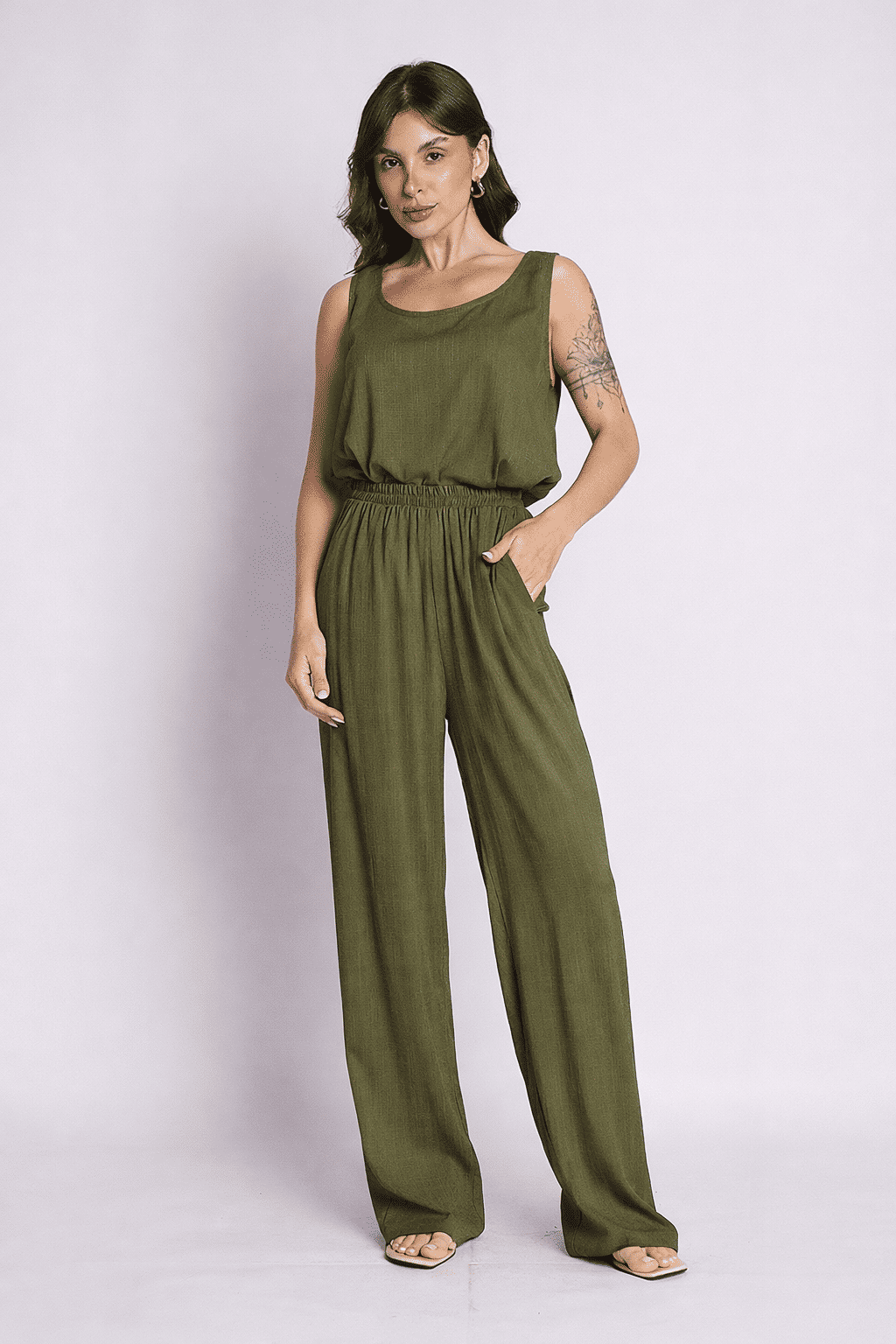 Calça Leonor Folha Seca