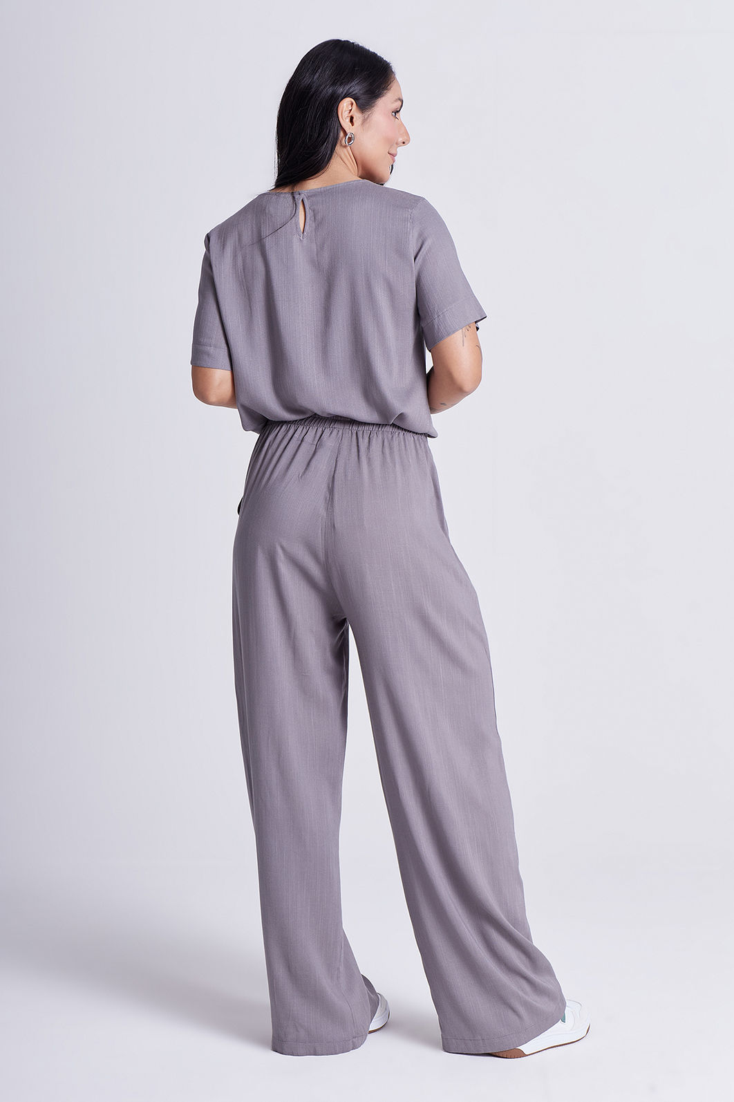 Calça Leonor Cinza Mineral Calça Leonor Cinza Mineral