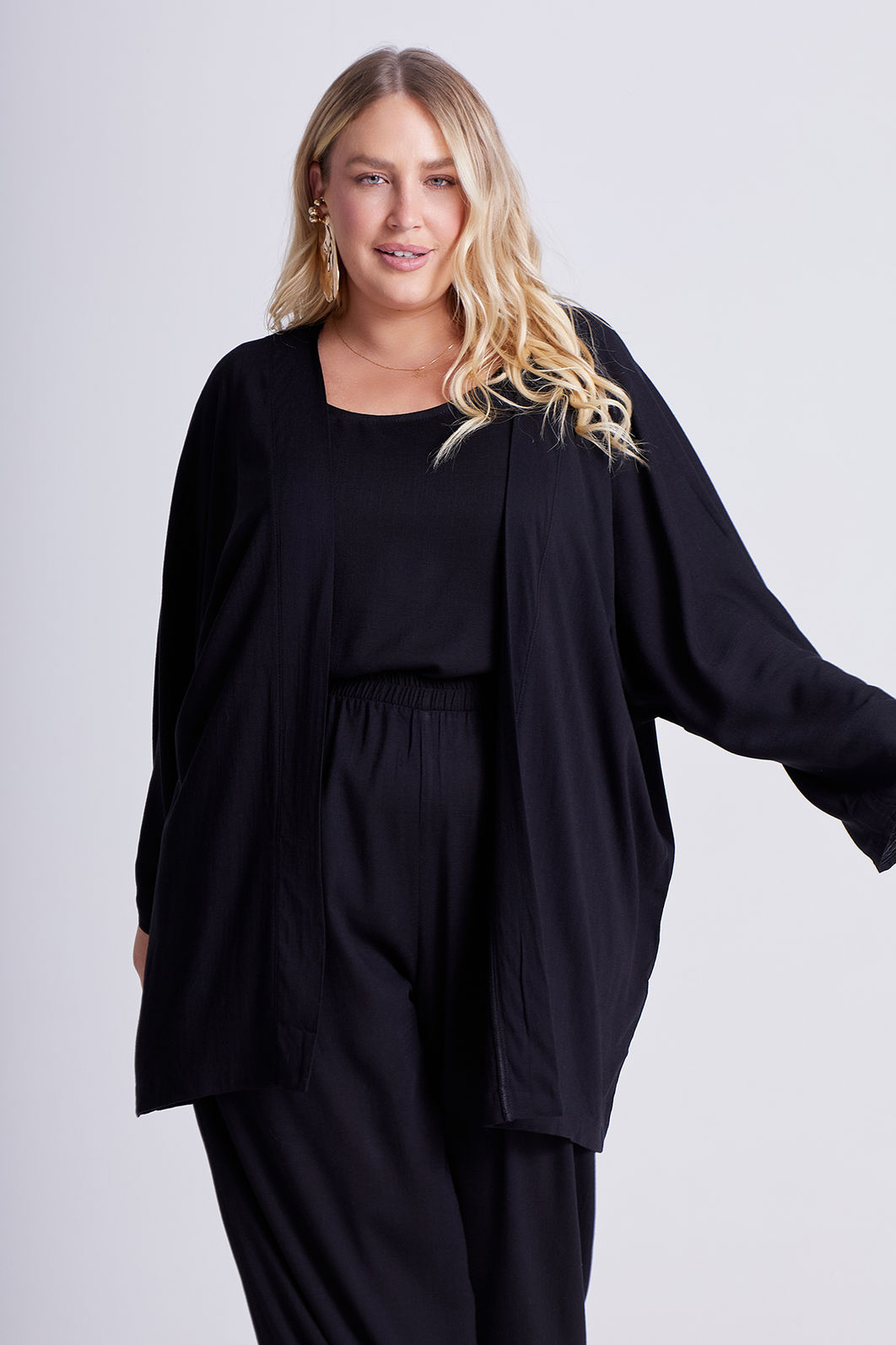 Kimono Aline Preto Kimono Aline Preto