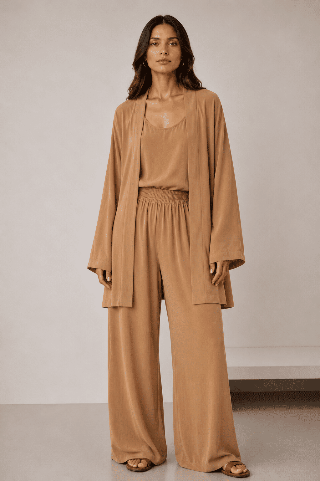 Kimono Aline Camel Kimono Aline Camel