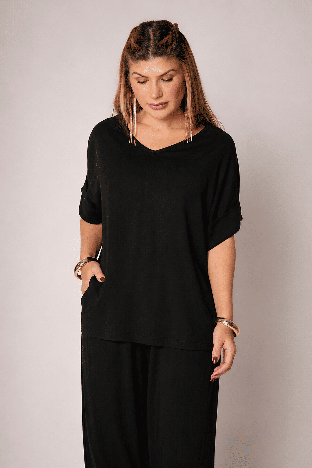 Conjunto Isadora Preto - 2 Peças Conjunto Isadora Preto - 2 Peças