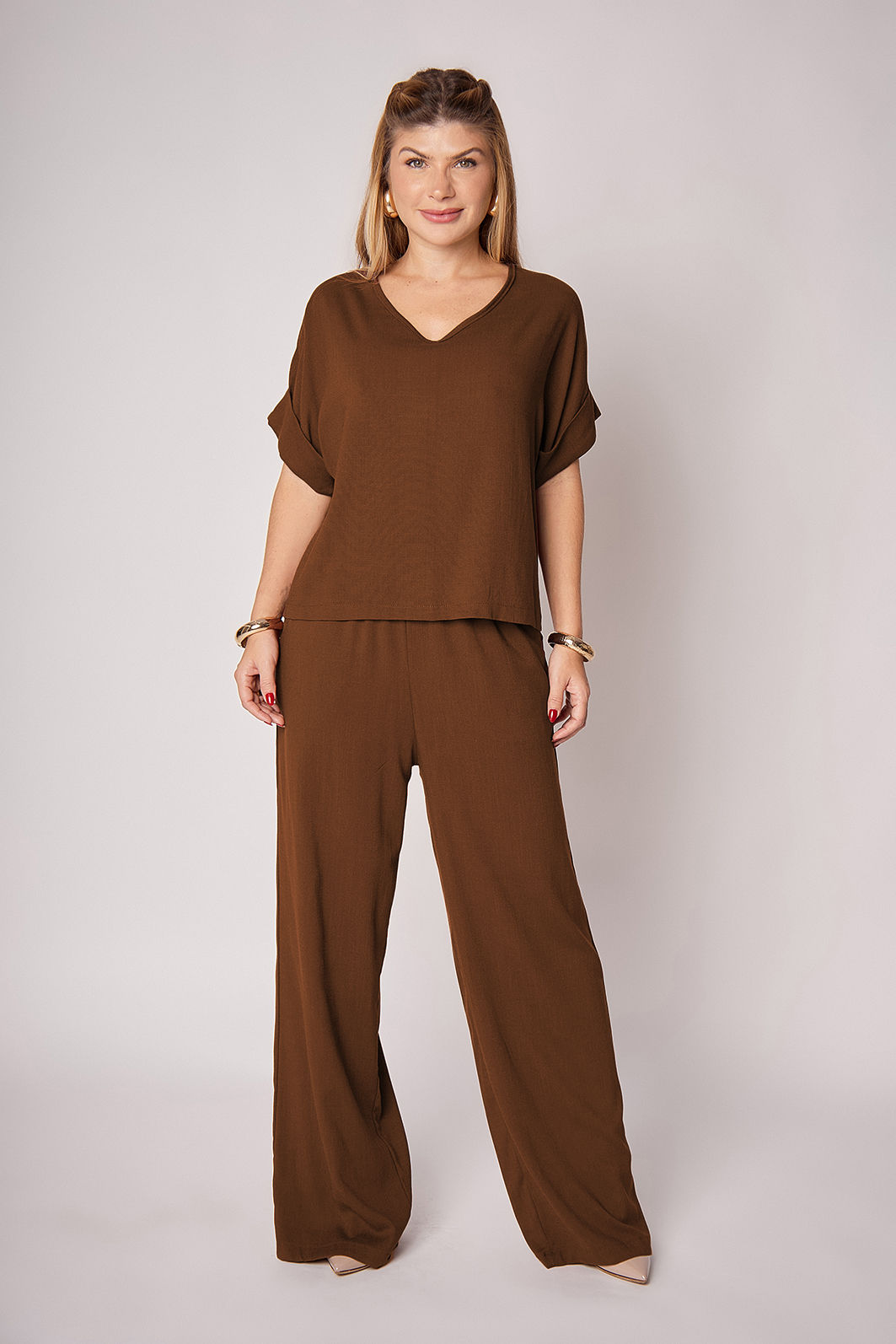 Calça Leonor Marrom