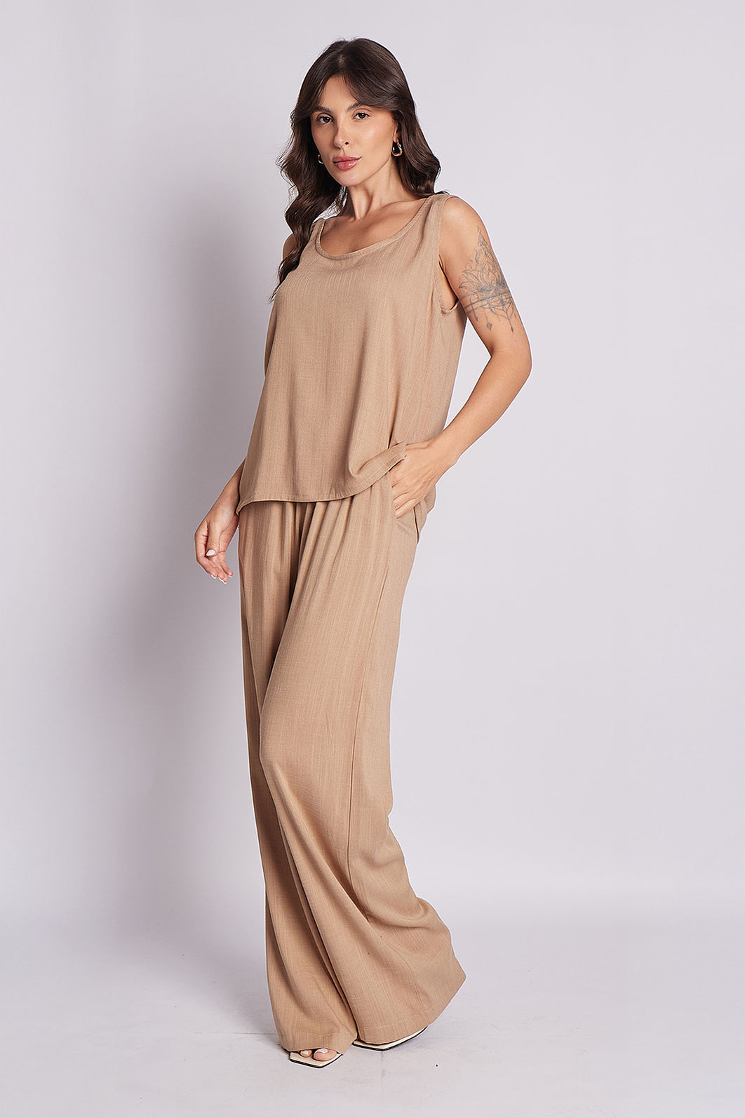 Calça Leonor Aveia Calça Leonor Aveia