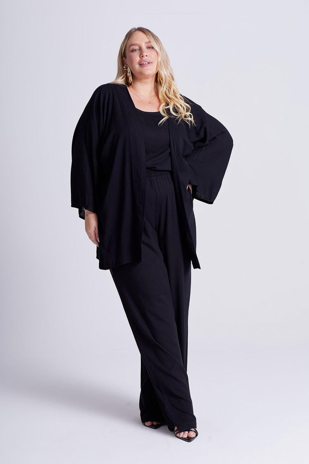 Kimono Aline Preto Kimono Aline Preto