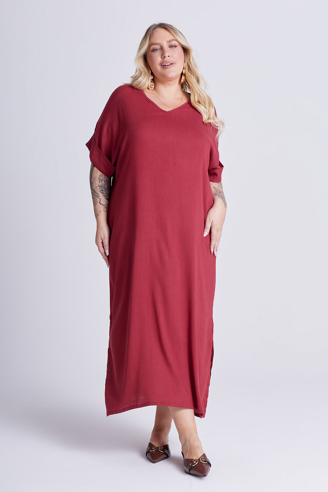 Vestido Elen Romã Vestido Elen Romã