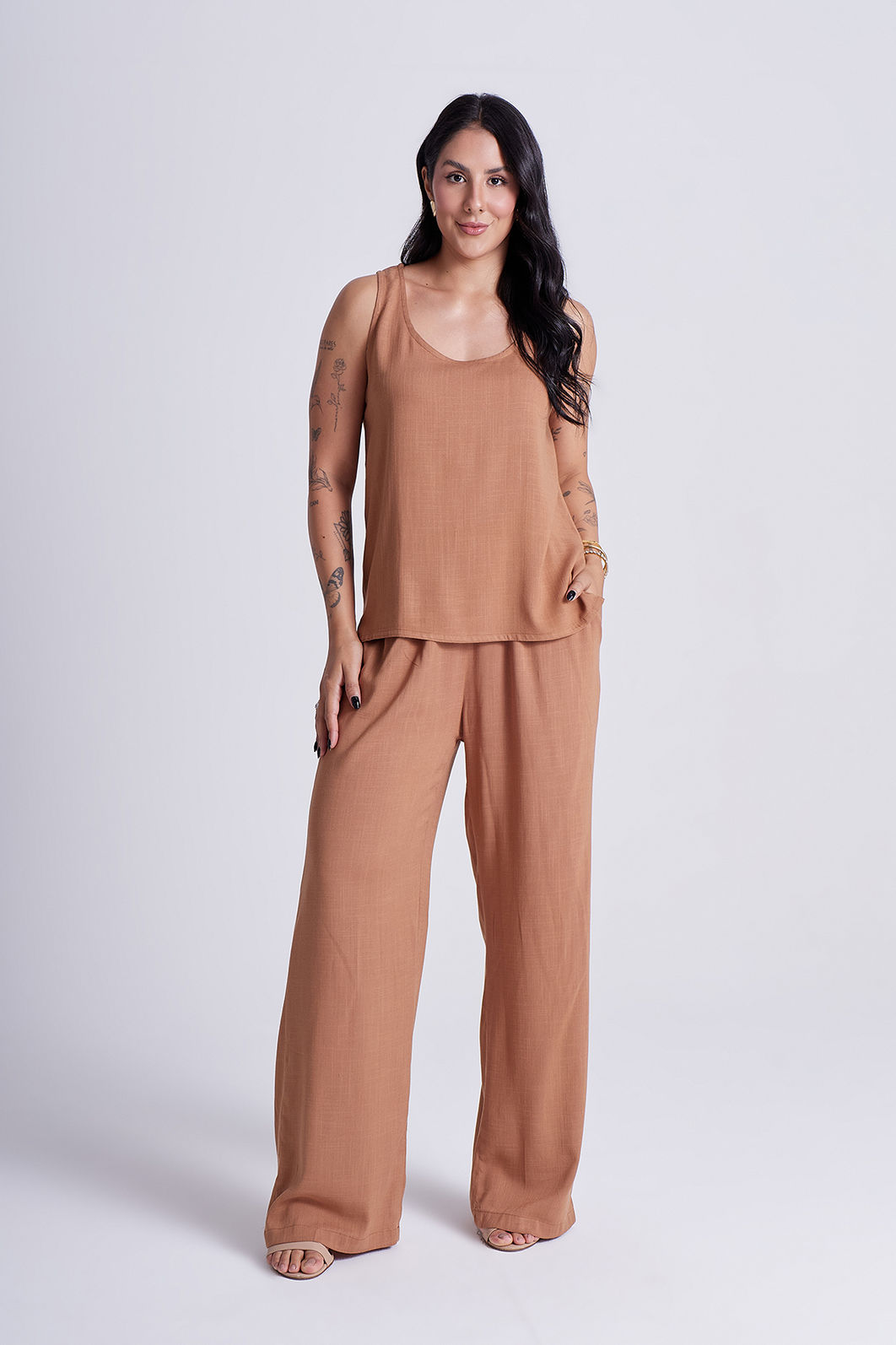 Calça Leonor Camel