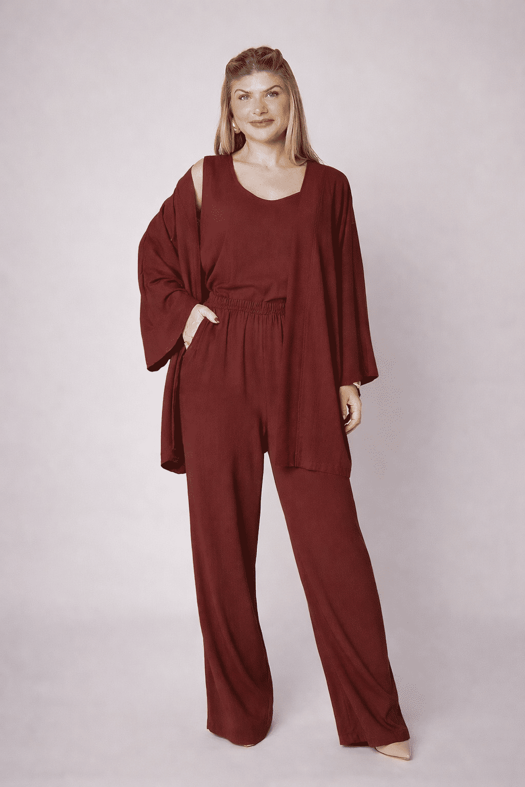 Conjunto Aline Romã - 3 Peças Conjunto Aline Romã - 3 Peças