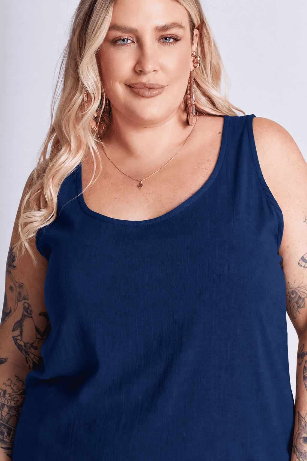 Conjunto Aline Azul Marinho - 3 Peças Conjunto Aline Azul Marinho - 3 Peças