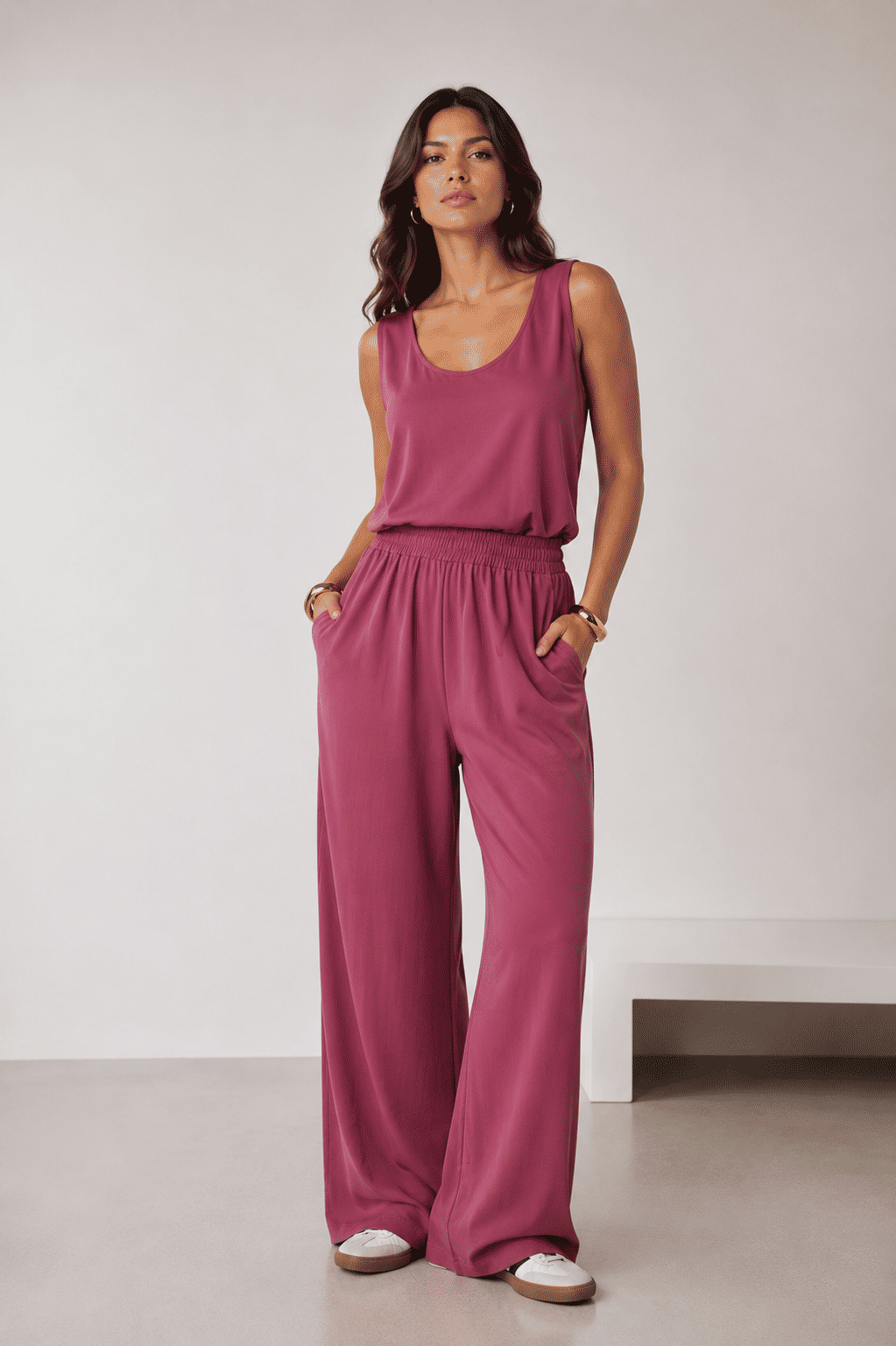 Calça Leonor Framboesa