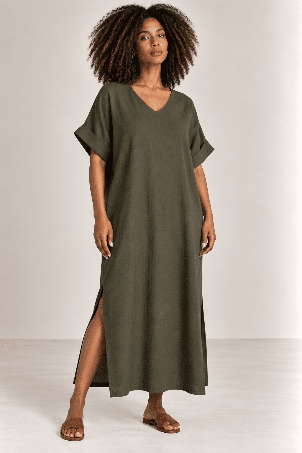 Vestido Elen Folha Seca Vestido Elen Folha Seca