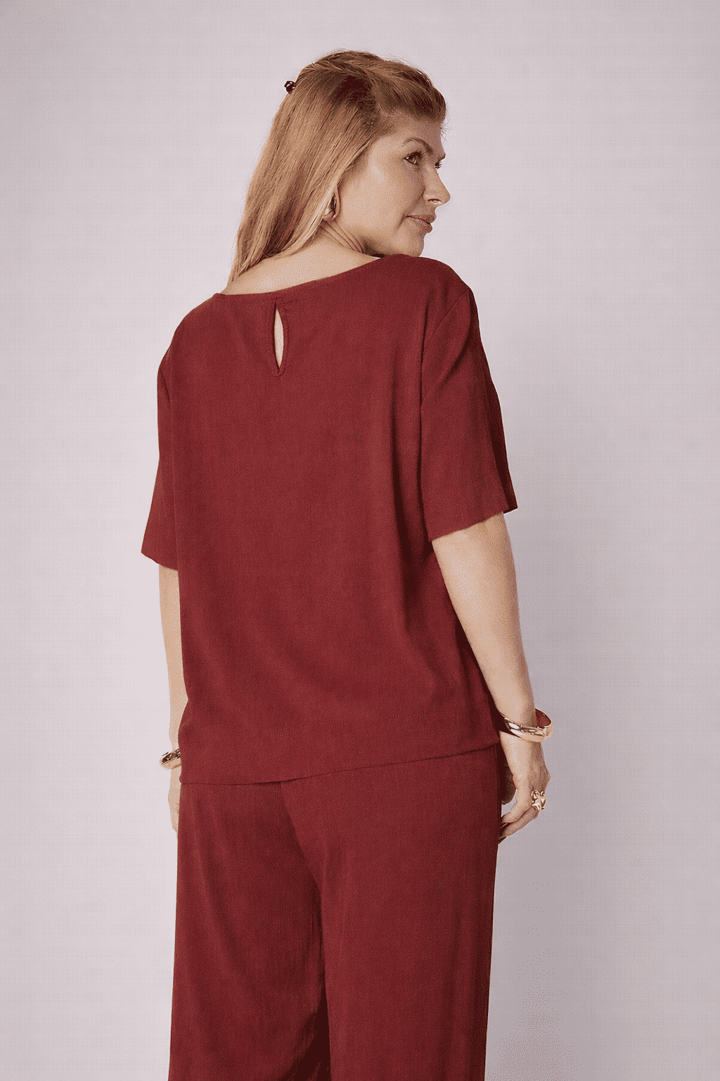 Blusa Chloe Romã Blusa Chloe Romã