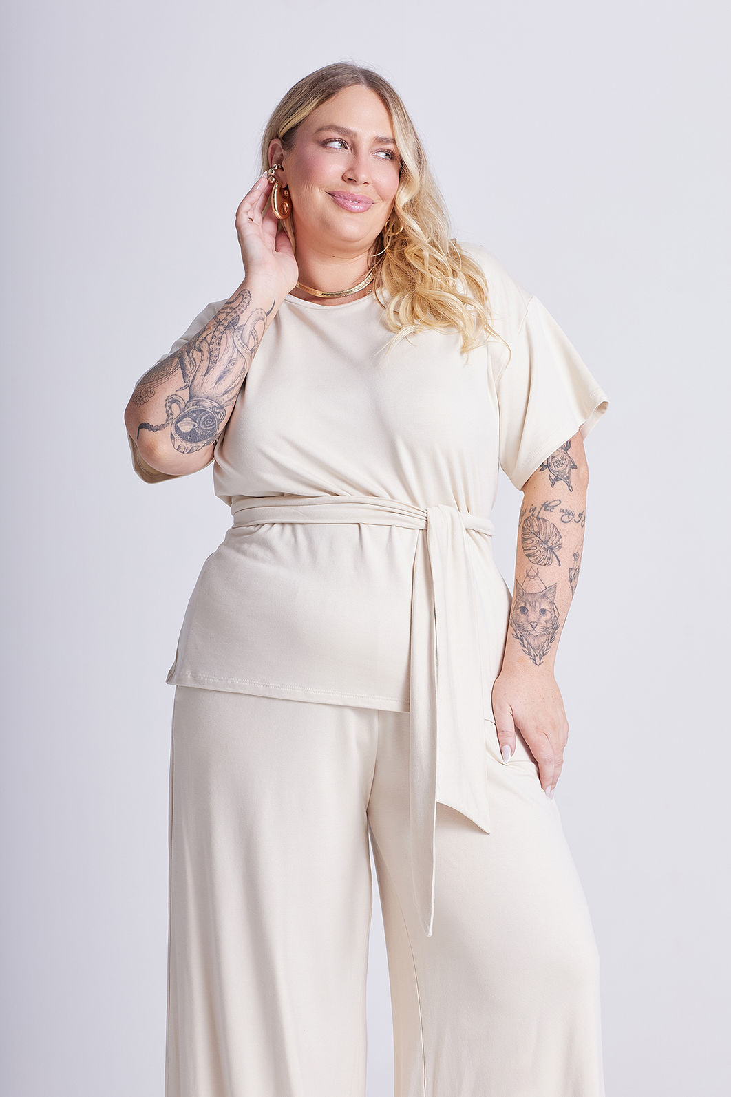 Conjunto Cora Baunilha Conjunto Cora Baunilha