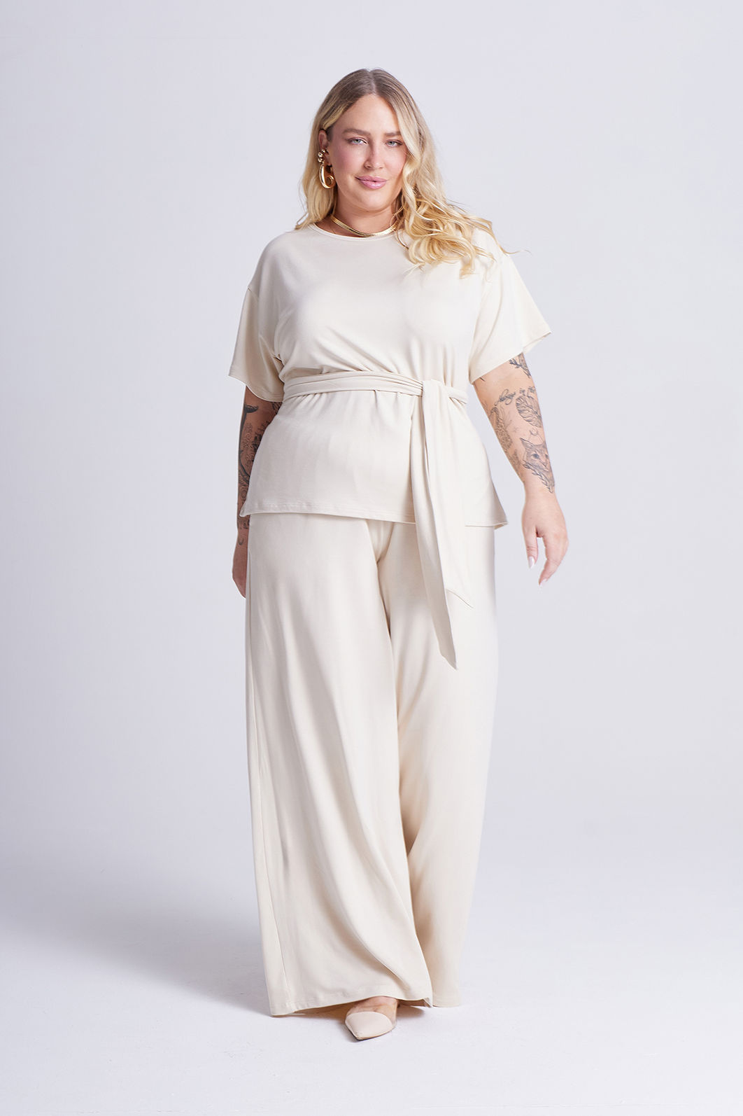 Blusa Cora Baunilha Blusa Cora Baunilha