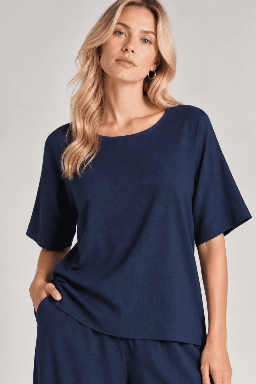 Conjunto Chloe Azul Marinho - 2 Peças Conjunto Chloe Azul Marinho - 2 Peças