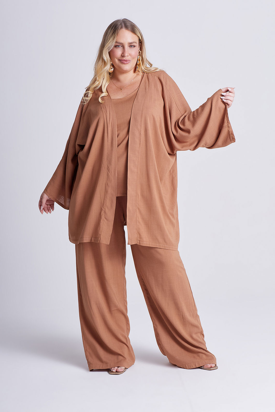 Kimono Aline Camel Kimono Aline Camel