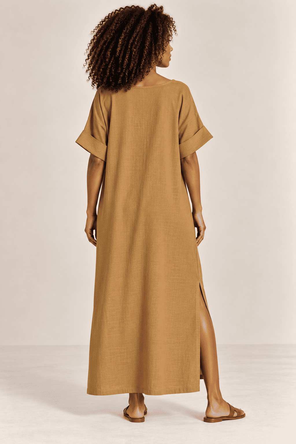 Vestido Elen Ocre Vestido Elen Ocre