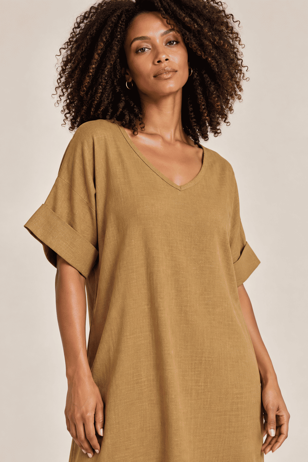 Vestido Elen Ocre Vestido Elen Ocre