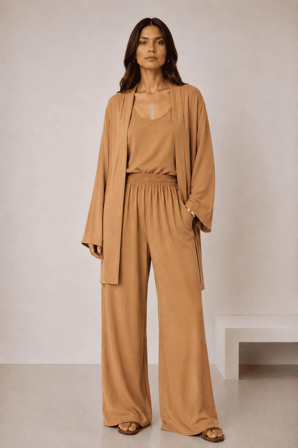 Kimono Aline Camel Kimono Aline Camel