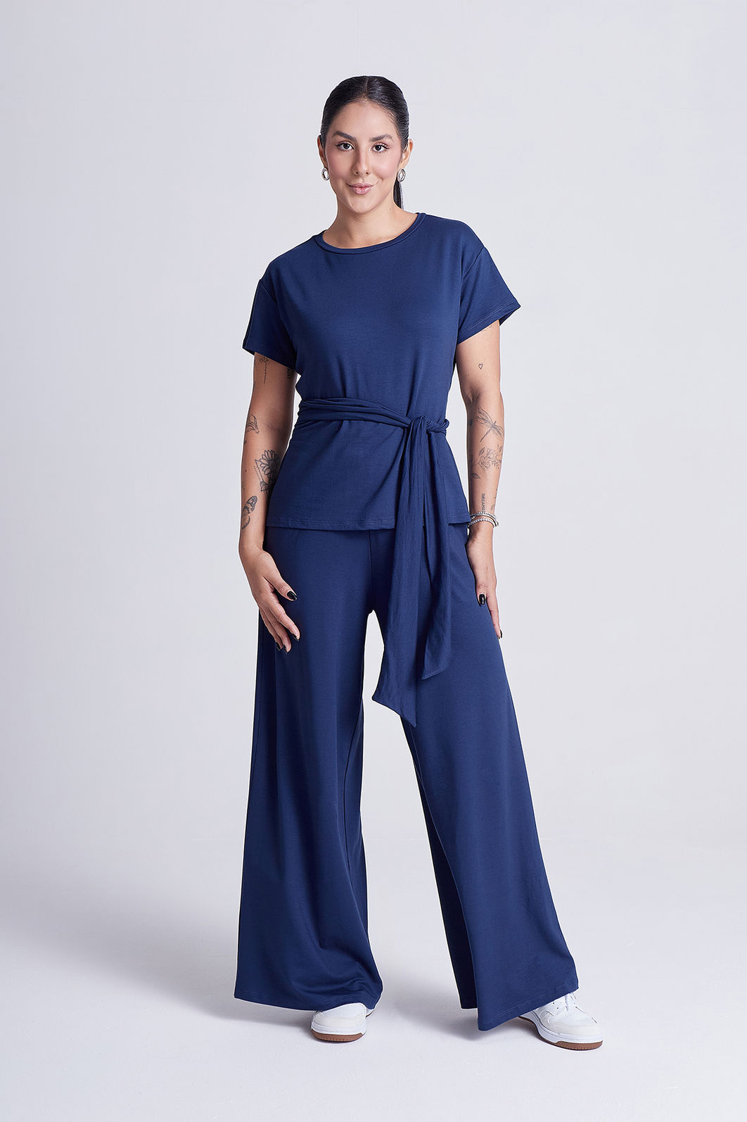 Conjunto Cora Azul Marinho Conjunto Cora Azul Marinho