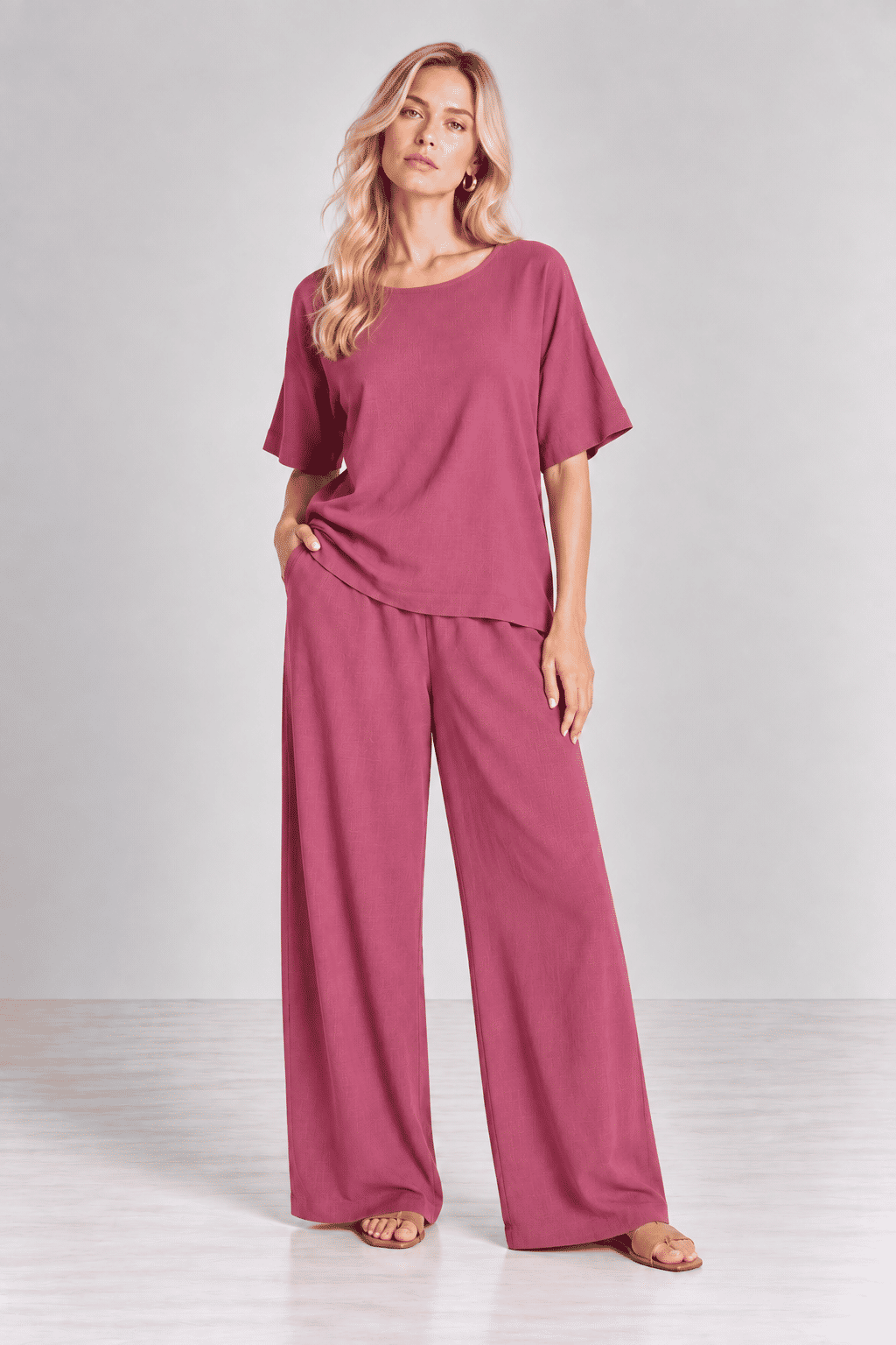 Blusa Chloe Framboesa Blusa Chloe Framboesa