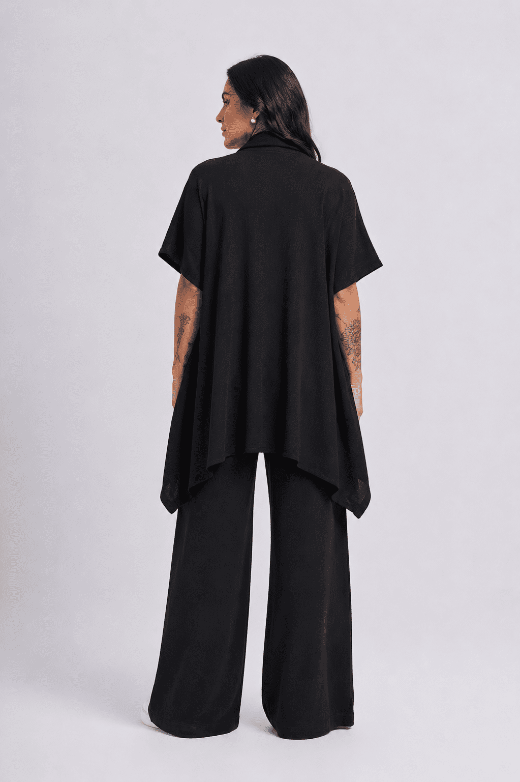 Kimono Capri Preto Kimono Capri Preto
