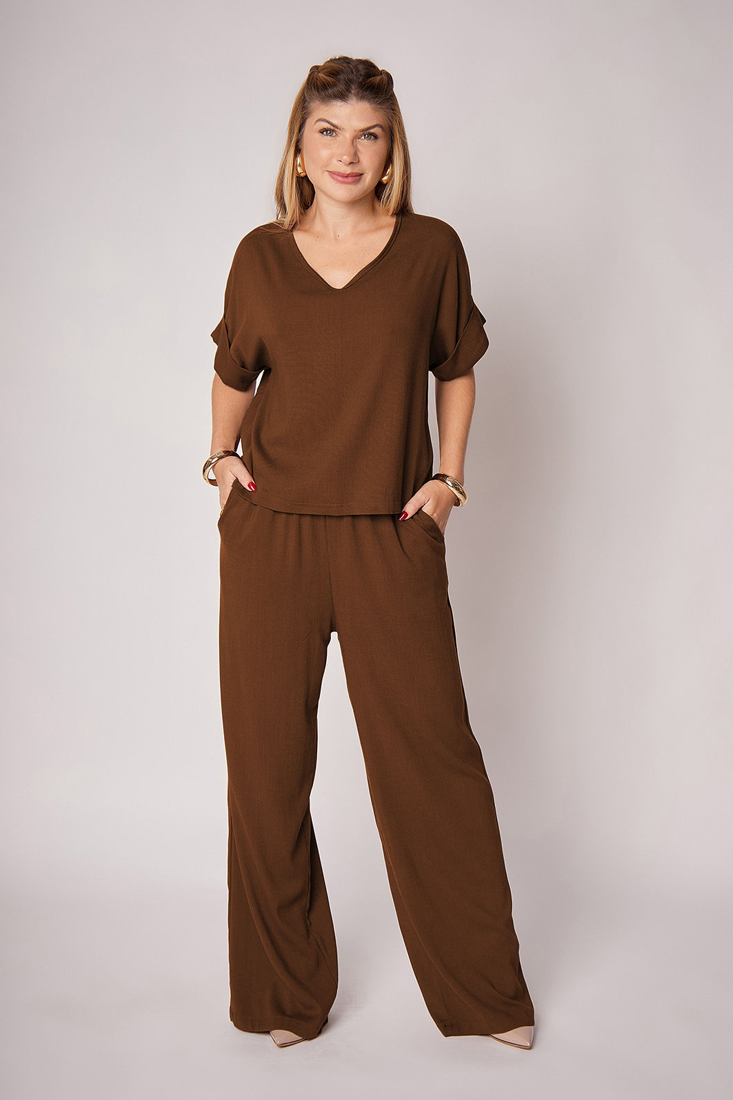 Calça Leonor Marrom