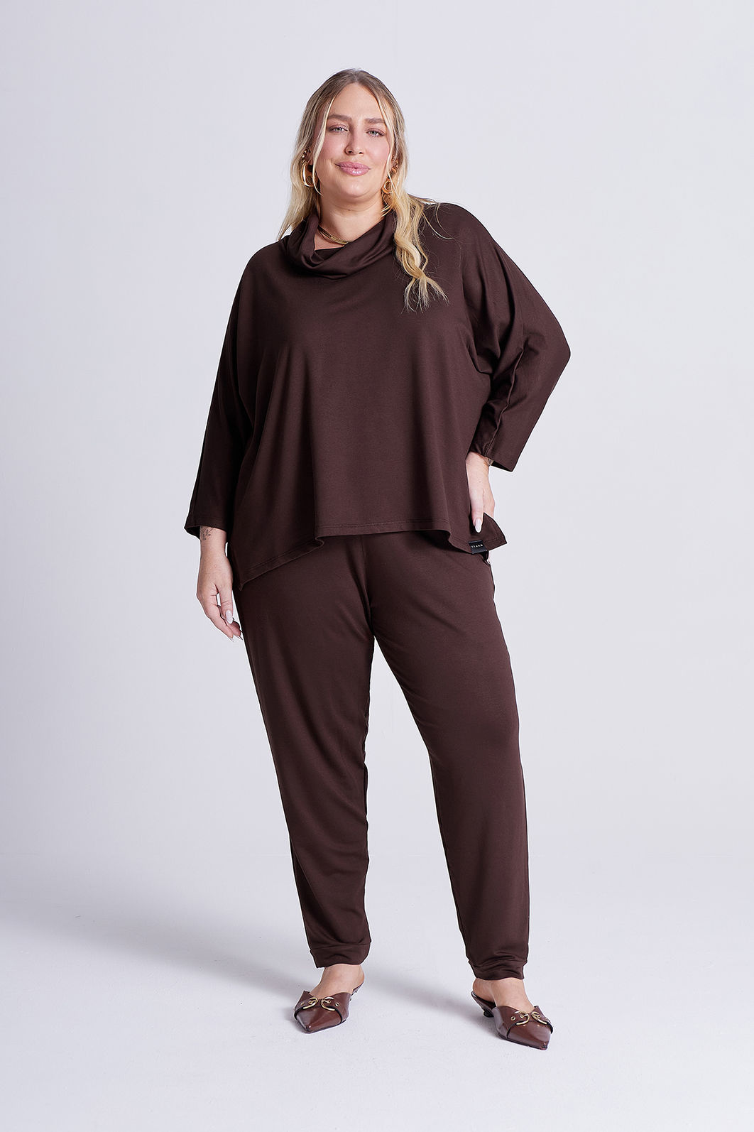 Blusa Agatha Café Blusa Agatha Café