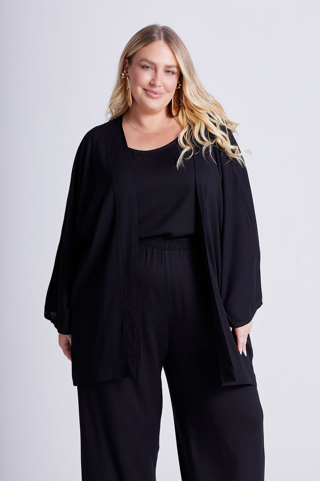 Kimono Aline Preto Kimono Aline Preto