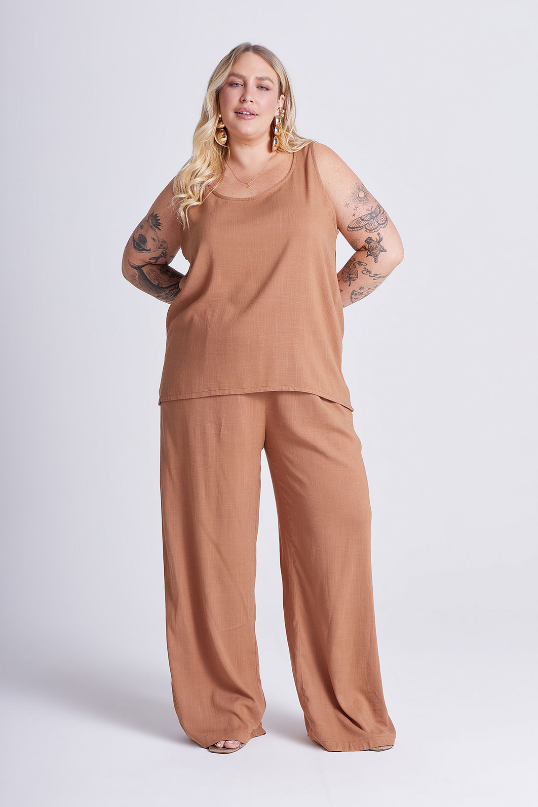Calça Leonor Camel
